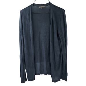 Retro-ology Navy Blue Cardigan Sweater Womens Size Medium M